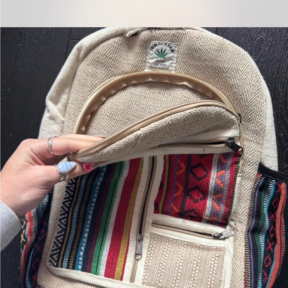 Colorful Striped Backpack - Picture 3 of 4